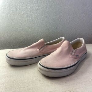 Light Pink Slip on Vans